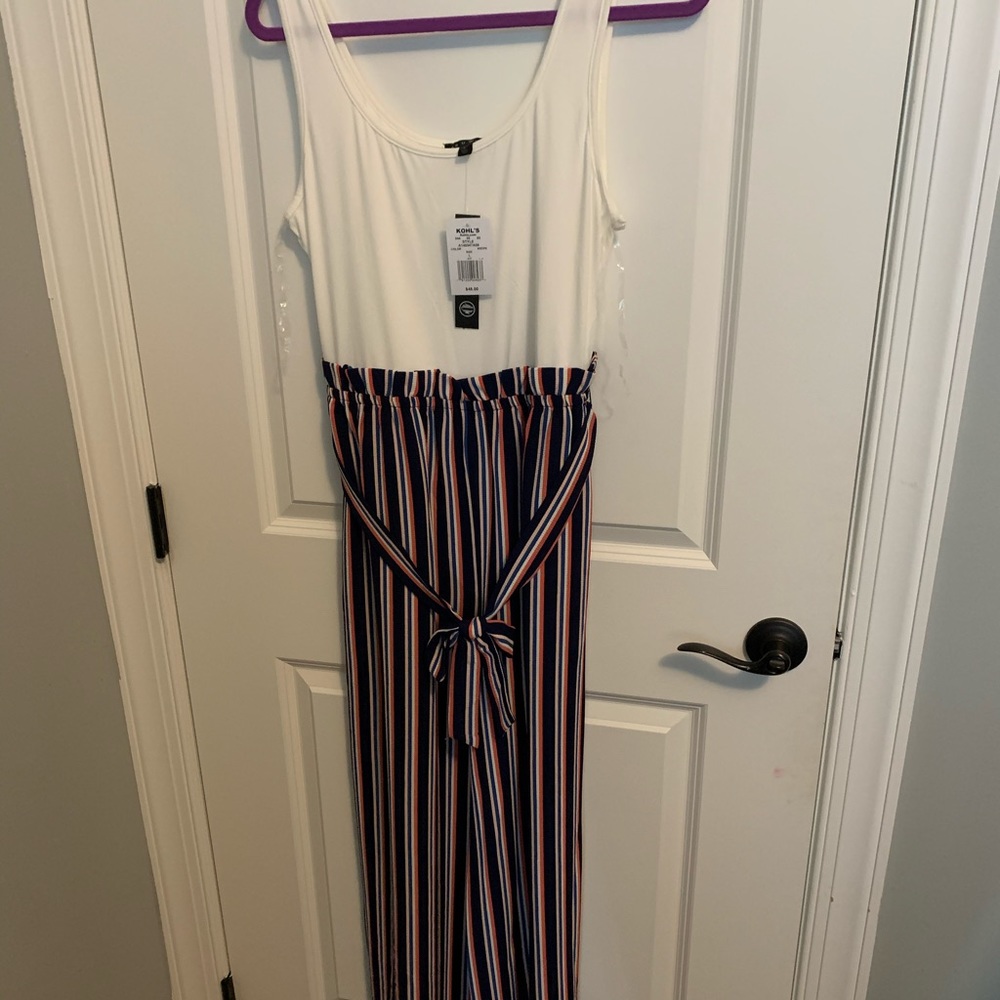 Striped Pants Romper